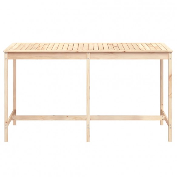 Table de jardin 203,5x90x110 cm bois massif de pin