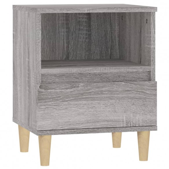 Table de chevet Sonoma gris 40x35x50 cm