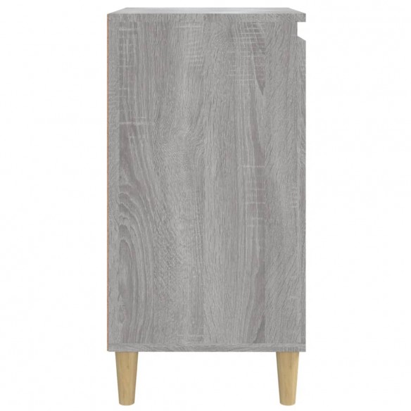 Table de chevet sonoma gris 40x35x70 cm bois d'ingénierie