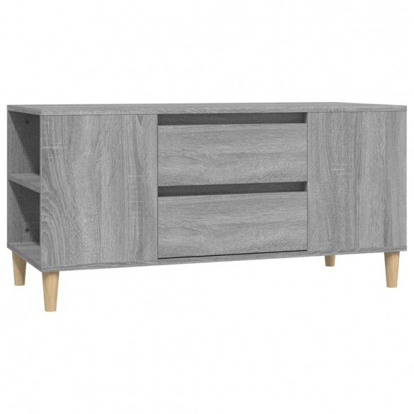 Meuble TV Sonoma gris 102x44,5x50 cm Bois d'ingénierie