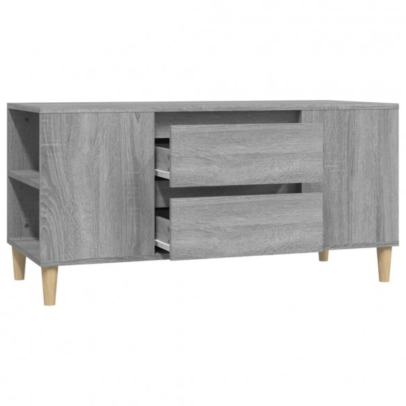 Meuble TV Sonoma gris 102x44,5x50 cm Bois d'ingénierie