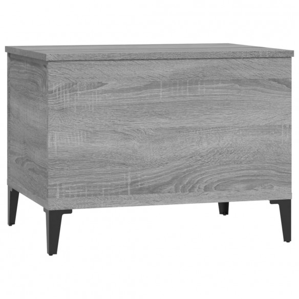 Table basse Sonoma gris 60x44,5x45 cm Bois d'ingénierie