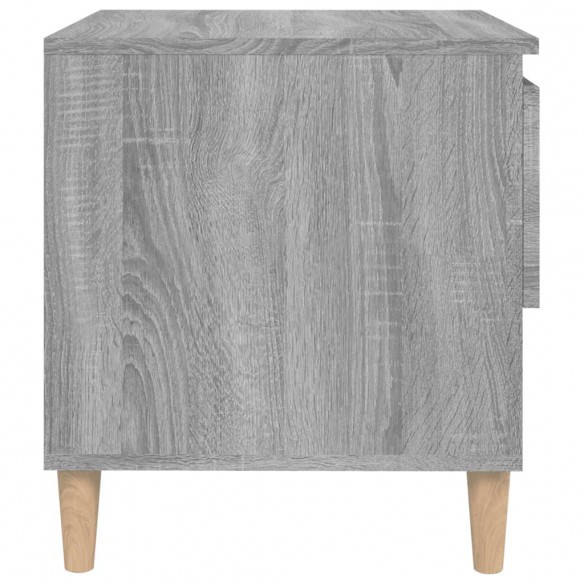Table de chevet Sonoma gris 50x46x50 cm Bois d'ingénierie