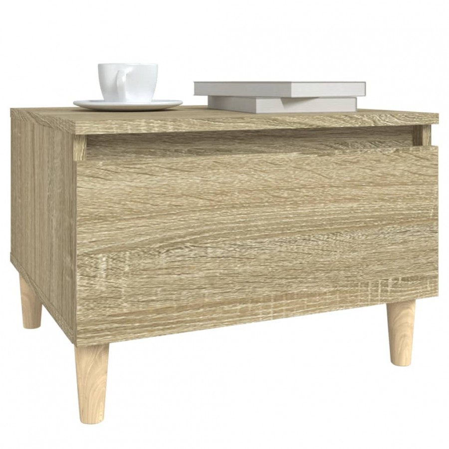 Table d'appoint Chêne sonoma 50x46x35 cm 