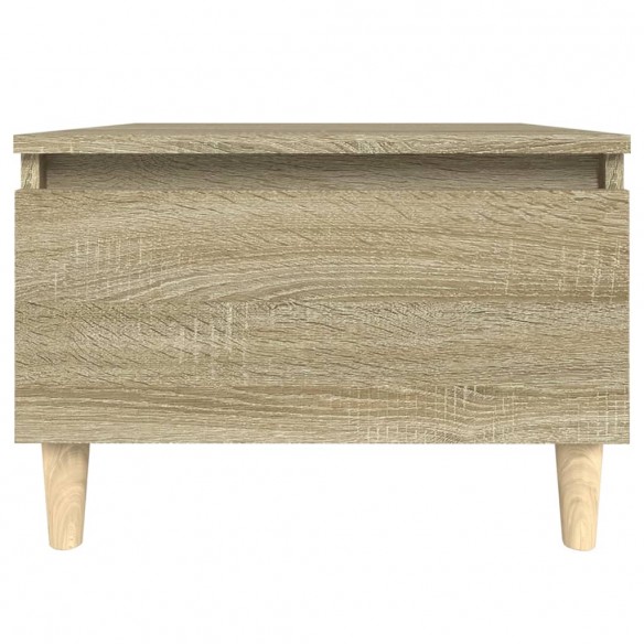 Table d'appoint Chêne sonoma 50x46x35 cm Bois d'ingénierie