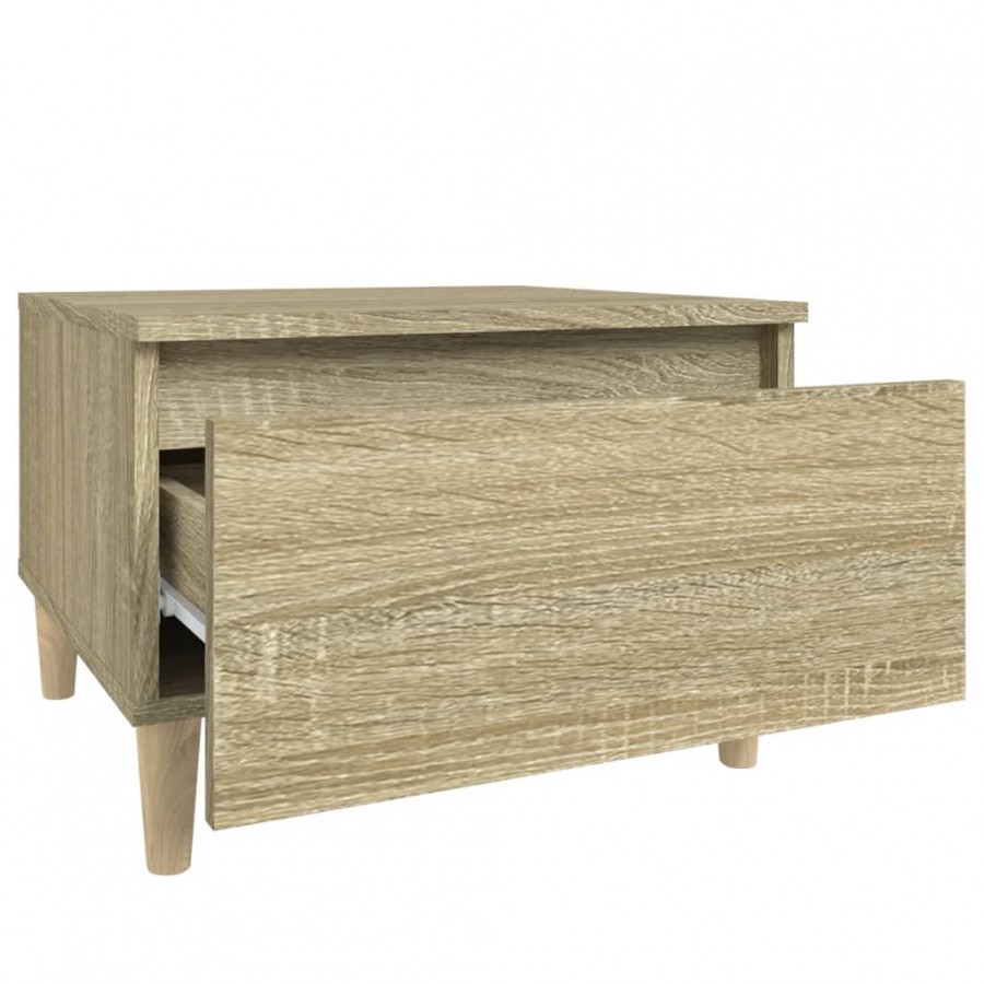 Table d'appoint Chêne sonoma 50x46x35 cm 