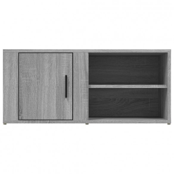 Meuble TV Sonoma gris 80x31,5x36 cm Bois d'ingénierie