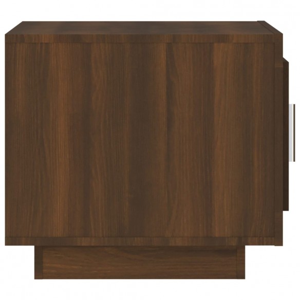 Table basse Chêne marron 51x50x45 cm Bois d'ingénierie