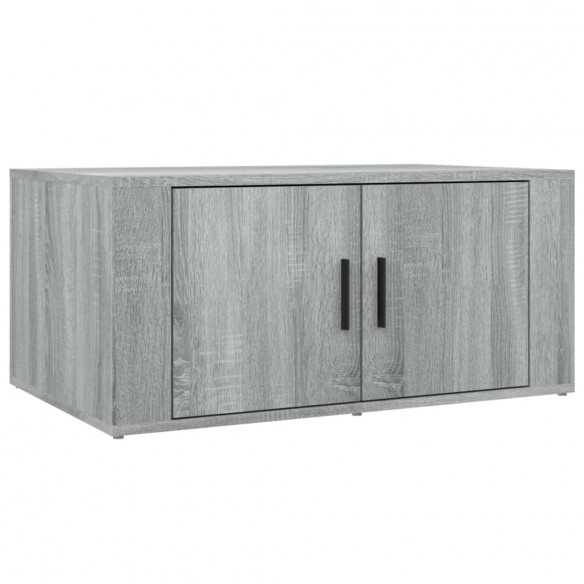 Table basse Sonoma gris 80x50x36 cm Bois d'ingénierie