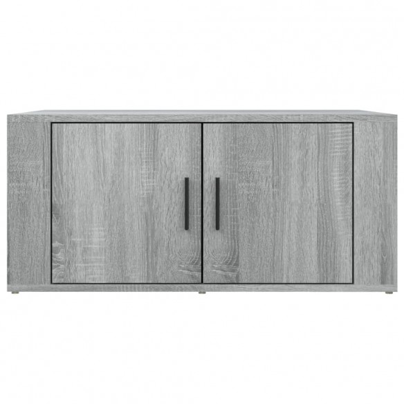 Table basse Sonoma gris 80x50x36 cm Bois d'ingénierie