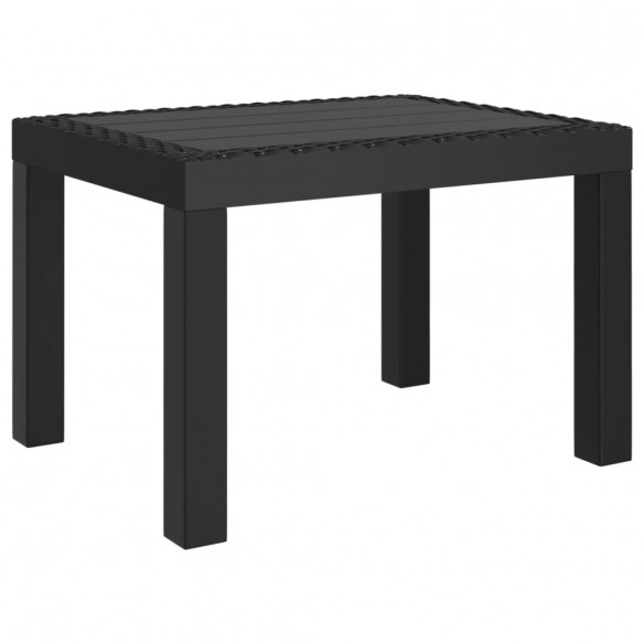 Table de jardin anthracite 59x47x40 cm PP