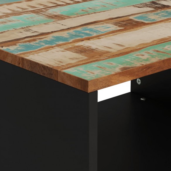 Table basse 60x50x40 cm bois de récupération massif