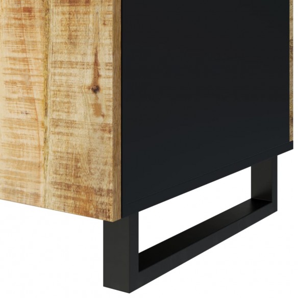 Table basse 100x54x40cm bois de manguier solide et d'ingénierie