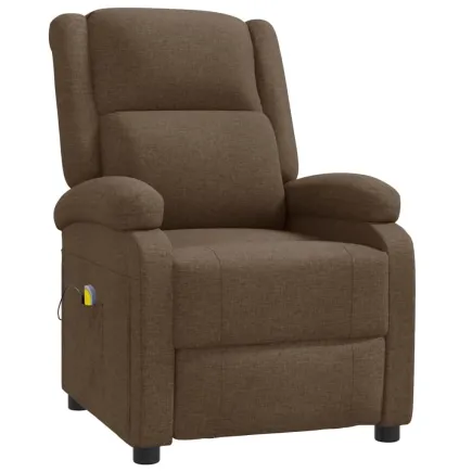Fauteuil de massage Marron Tissu 2