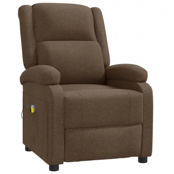 Fauteuil de massage Marron Tissu