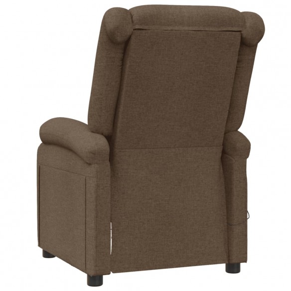 Fauteuil de massage Marron Tissu