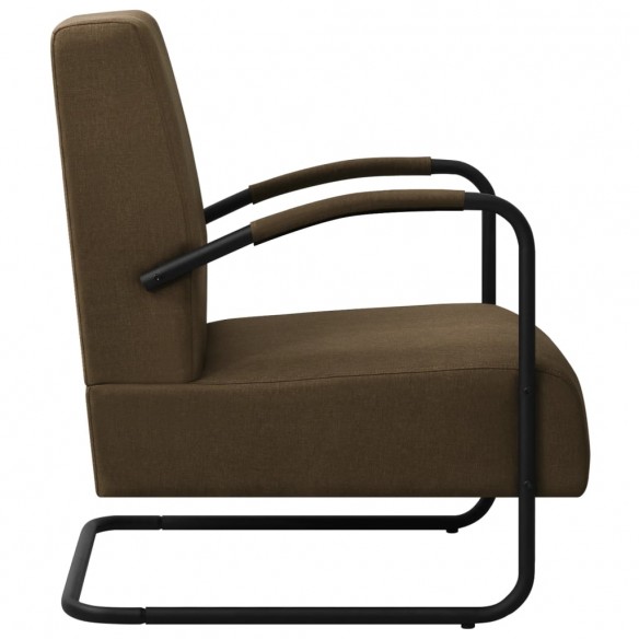 Fauteuil Marron foncé Tissu