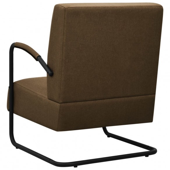 Fauteuil Marron foncé Tissu