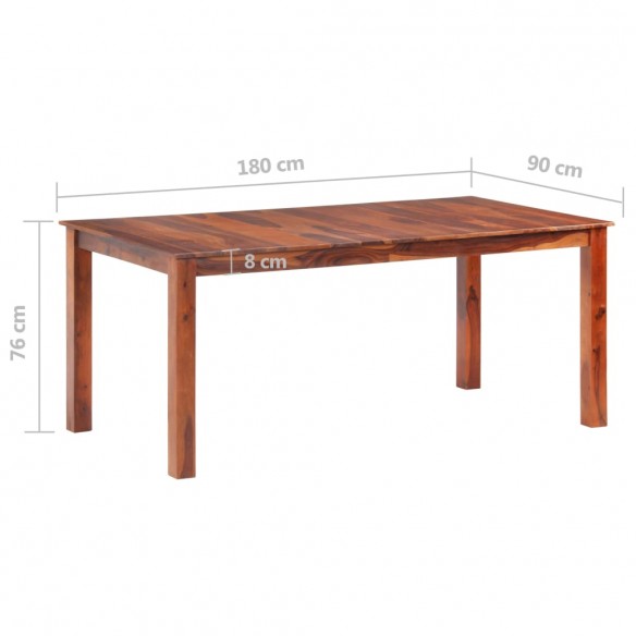 Table de salle à manger 180x90x76 cm Bois solide