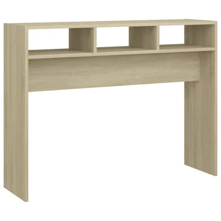 Table console Chêne sonoma 105x30x80 cm Aggloméré 2