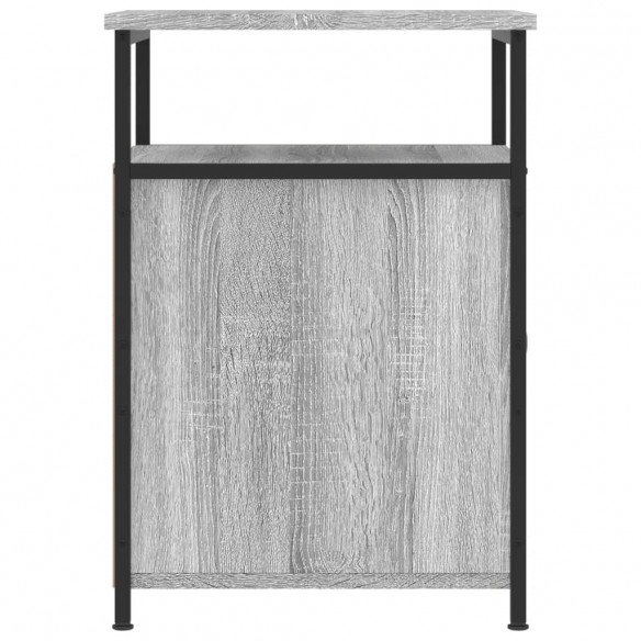 Tables de chevet 2 pcs sonoma gris 40x42x60cm bois d'ingénierie