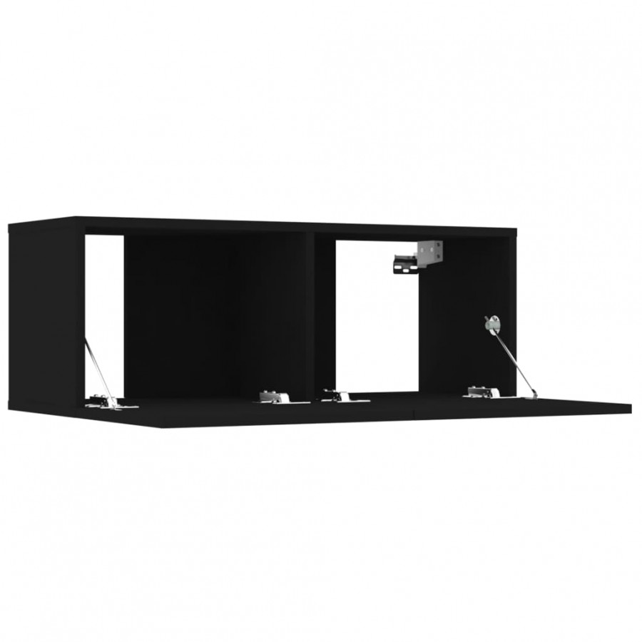 Ensemble de meubles TV 8 pcs Noir  Ensemble de meubles TV 8 pcs Noir