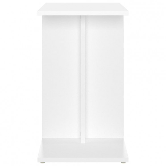 Table d'appoint Blanc 50x30x50 cm Aggloméré