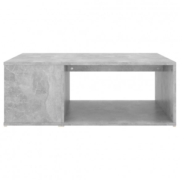 Table basse Gris béton 90x67x33 cm Aggloméré
