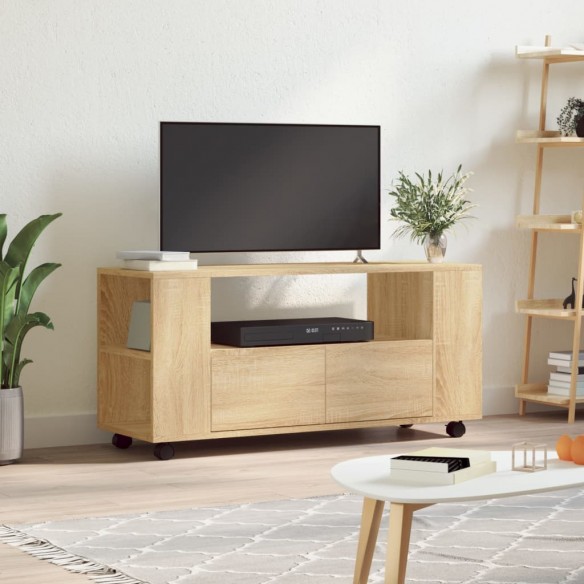 Meubles TV chêne sonoma 102x34,5x43 cm bois d'ingénierie