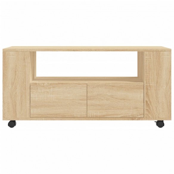 Meubles TV chêne sonoma 102x34,5x43 cm bois d'ingénierie