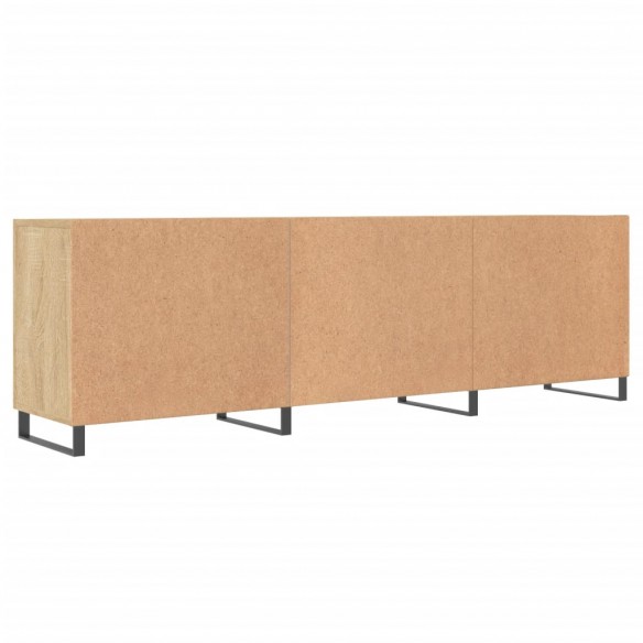 Meuble TV chêne sonoma 150x30x50 cm bois d'ingénierie