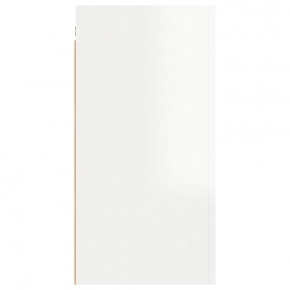 Meubles TV 2 pcs Blanc brillant 30,5x30x60 cm Aggloméré