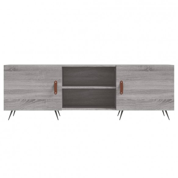 Meuble TV sonoma gris 150x30x50 cm bois d'ingénierie