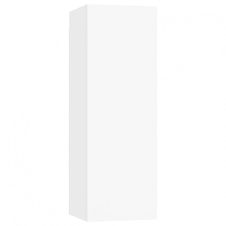 Ensemble de meubles TV 8 pcs Blanc  Ensemble de meubles TV 8 pcs Blanc