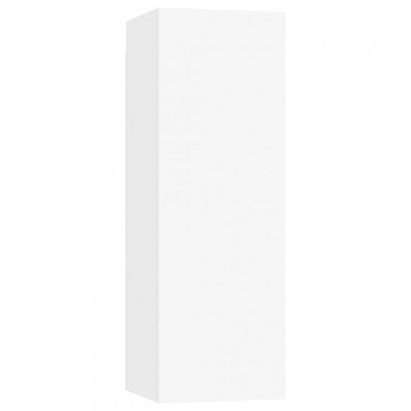 Ensemble de meubles TV 6 pcs Blanc Bois d'ingénierie