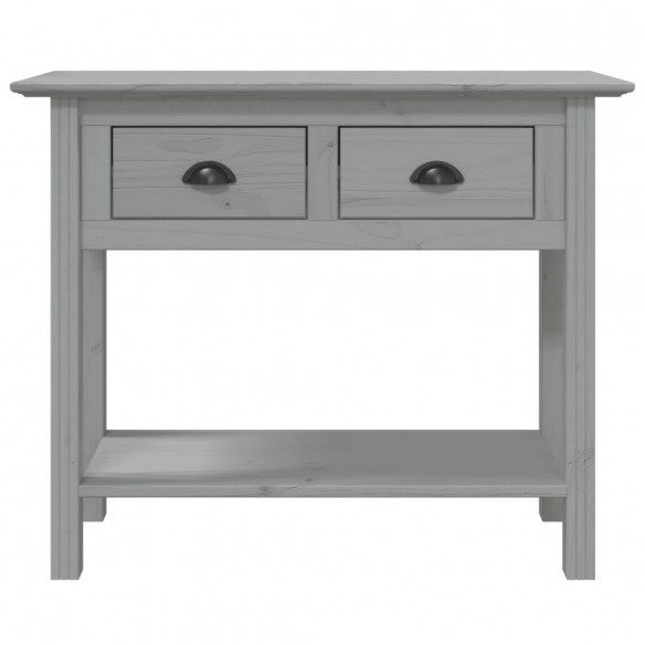 Table console BODO gris 90x34,5x73 cm bois de pin massif