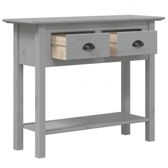 Table console BODO gris 90x34,5x73 cm bois de pin massif