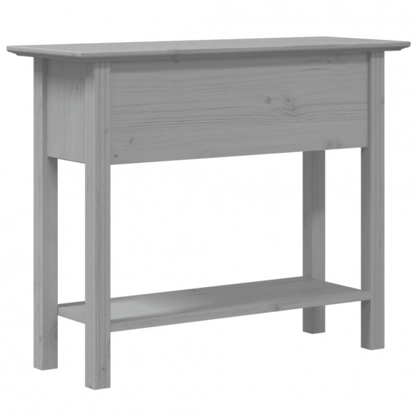 Table console BODO gris 90x34,5x73 cm bois de pin massif