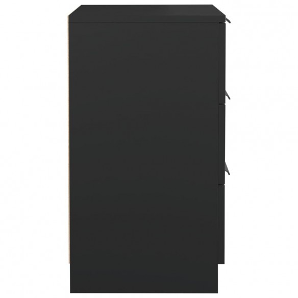 Table de chevet noir 40x36x65 cm