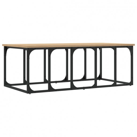 Table basse chêne sonoma 100x50x35,5 cm bois d'ingénierie