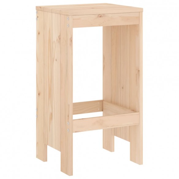 Tabourets de bar 2 pcs 40x36x75 cm bois massif de pin