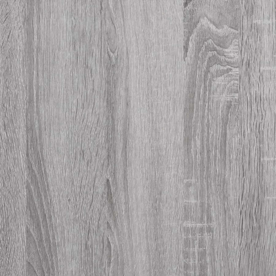Table console sonoma gris 100x22,5x75 cm bois d'ingénierie
