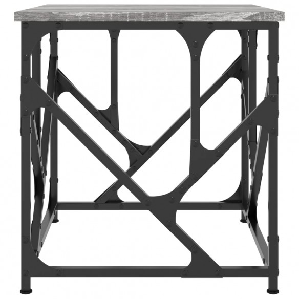 Table basse sonoma gris 45x45x47,5 cm bois d'ingénierie