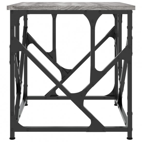 Table basse sonoma gris 45x45x47,5 cm bois d'ingénierie