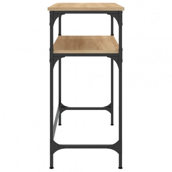 Table console chêne sonoma 75x35,5x75 cm bois d'ingénierie