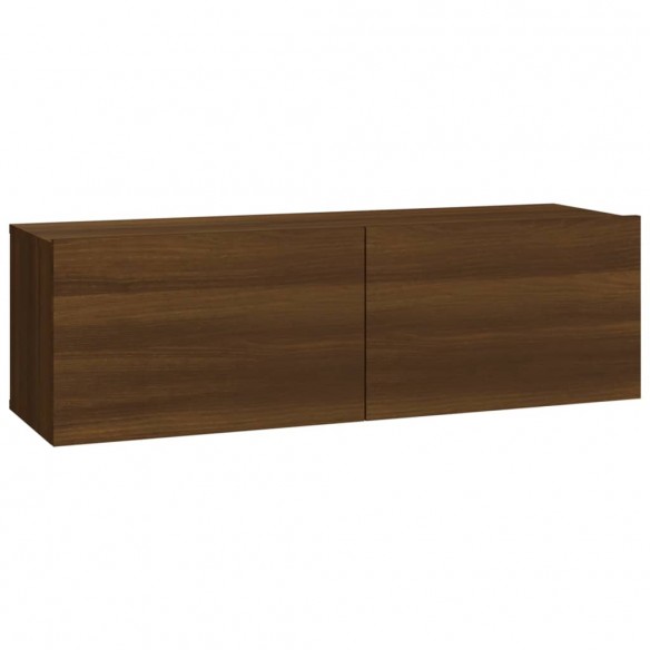 Ensemble de meubles TV 6 pcs Chêne marron Bois d'ingénierie