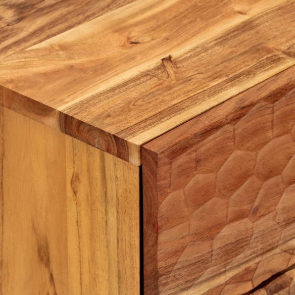 Table de chevet 50x33x60 cm bois d'acacia solide