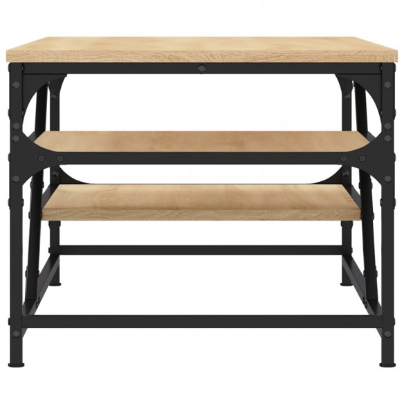 Table basse chêne sonoma 100x49x40 cm bois d'ingénierie