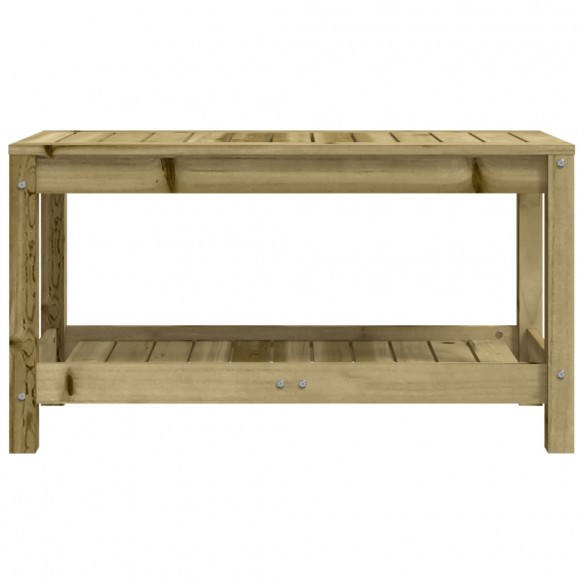 Banc de jardin 82,5x35x45 cm bois de pin imprégné