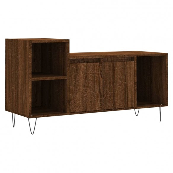 Meuble TV Chêne marron 100x35x55 cm Bois d'ingénierie